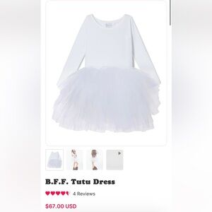 White Tutu Dress for Kids